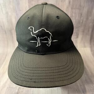 Vintage Camel Cigarettes Hat Black 90s Snapback Baseball Cap NWOT